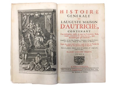Lot 511 - Krafft: Histoire générale de l'Auguste Maison d'Autriche...