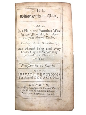 Lot 519 - Allestree (Richard) Whole Duty of Man