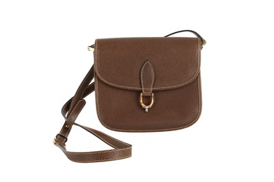 Lot 184 - Gucci Brown Small Saddle Bag