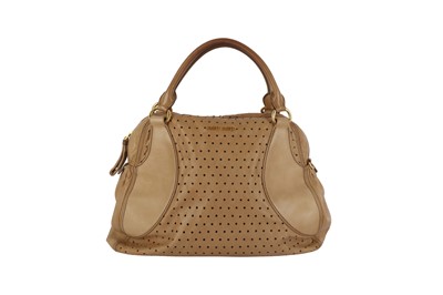 Lot 237 - Miu Miu Beige Perforated Tote