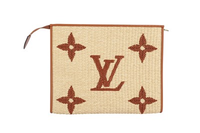 Lot 250 - Louis Vuitton Monogram Raffia Toiletry Pouch 26