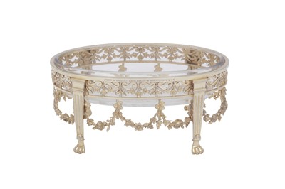 Lot 405 - A Victorian sterling silver gilt dessert stand, London 1889 by Hunt & Roskell