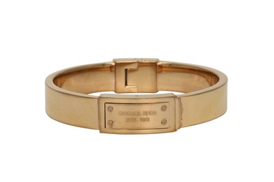 Lot 284 - Michael Kors Logo Plaque Bangle
