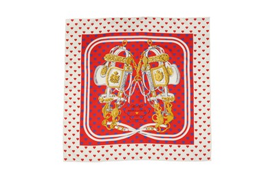 Lot 57 - Hermes 'Brides De Gala' Love Silk Scarf