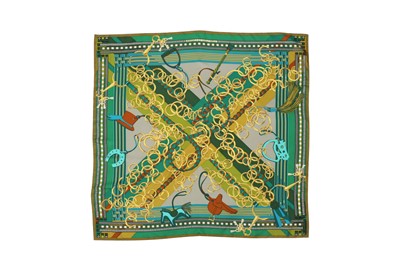 Lot 154 - Hermes 'Brides et Gris-Gris' Silk Scarf
