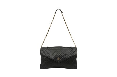 Lot 124 - Chanel Navy Document Flap Bag