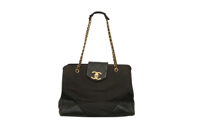 Lot 309 - Chanel Black XL CC Supermodel Tote