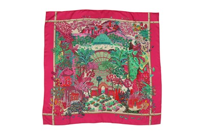 Lot 11 - Hermes 'Jardins D'Hiver' Silk Scarf