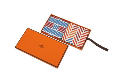 Lot 168 - Hermes Toutenpapier Vannerie Coasters Set
