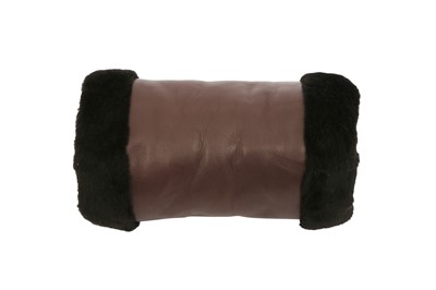 Lot 215 - Hermes Brown Pole Nord Fur Hand Muff