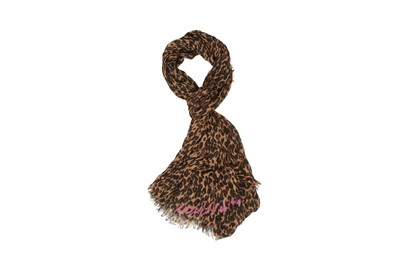 Lot 216 - Louis Vuitton Stephen Sprouse Leopard Print Scarf