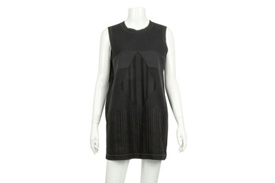 Lot 413 - Chanel Black Cotton Sleeveless Knit Tunic