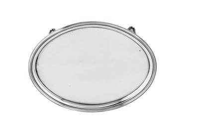 Lot 468 - A George III sterling silver salver, London 1800 by William Bennett (reg. 1st June 1796, died 1825)