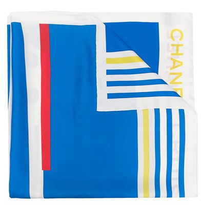 Lot 117 - Chanel 'Cruise 2019' Silk Print Scarf