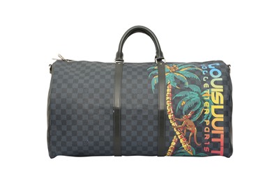 Lot 133 - Louis Vuitton Damier Cobalt Jungle Keepall 55
