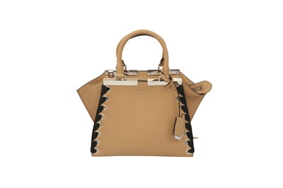 Lot 224 - Fendi Beige Whipstitch Mini 3Jours Bag
