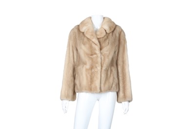 Lot 313 - Blonde Mink Short Swing Jacket