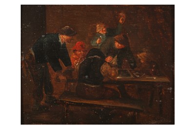 Lot 23 - FOLLOWER OF ADRIAEN VAN OSTADE (HAARLEM 1610-1685)