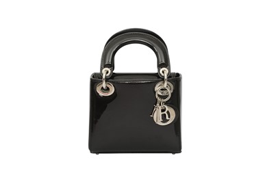 Lot 472 - Christian Dior Black Mini Lady Dior Bag