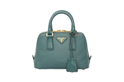 Lot 139 - Prada Teal Mini Promenade Crossbody Bag