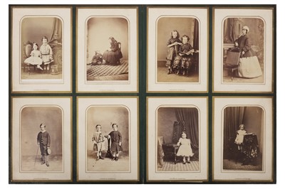 Lot 161 - Photographic album, cartes de visite, c.1860s-1870s