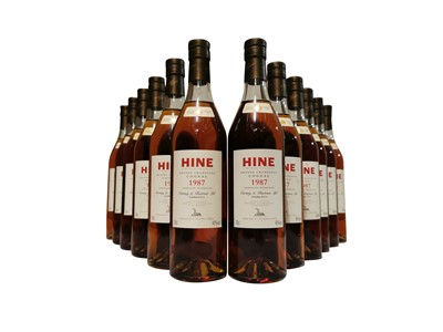 Lot 54 - HINE GRANDE CHAMPAGNE EARLY LANDED COGNAC 1987 - BOTTLED 2004. CORNEY & BARROW LTD.