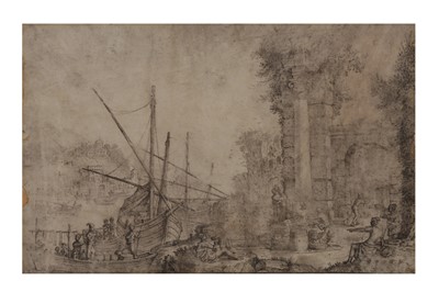 Lot 144 - MANNER OF CLAUDE LORRAIN (CHAMAGNE C.1600 - 1682 ROME)