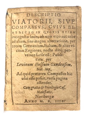 Lot 19 - Hulsius (Levinus) Descriptio viatorii