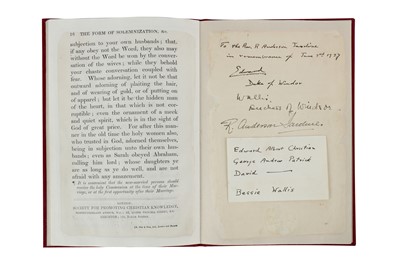 Lot 801 - Edward, Duke of Windsor & Wallis, Duchess of Windsor