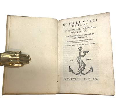 Lot 2 - Aldine.- Sallustius Crispus (Caius)