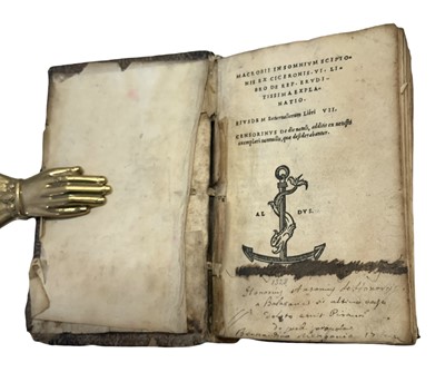 Lot 21 - Macrobius.- In somnium Scipionis
