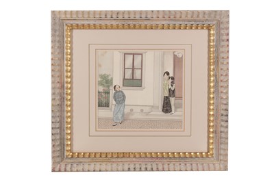 Lot 1072 - TWELVE CHINESE PAINTINGS OF EROTIC ART