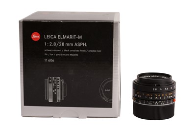 Lot 99 - A Leitz 28mm f/2.8 Elmarit-M ASPH