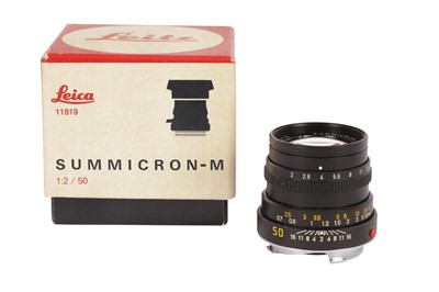 Lot 103 - A Leitz ELC 50mm f/2 Summicron Lens (11819)