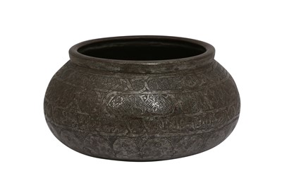 Lot 368 - A TIMURID TINNED COPPER BOWL
