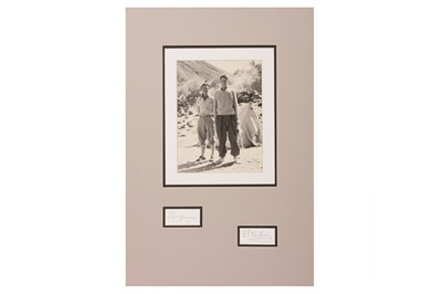 Lot 751 - Hillary (Edmund) & Tenzing Norgay