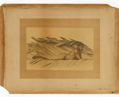 Lot 1024 - TWO PHOTOGRAPHS OF ARAWAK BOYS