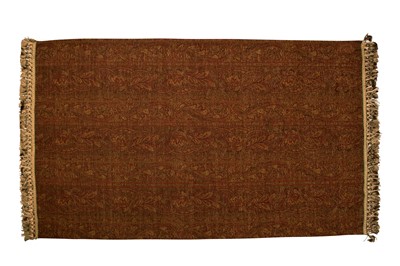 Lot 319 - A CHENILLE THROW, 20TH CENTURY