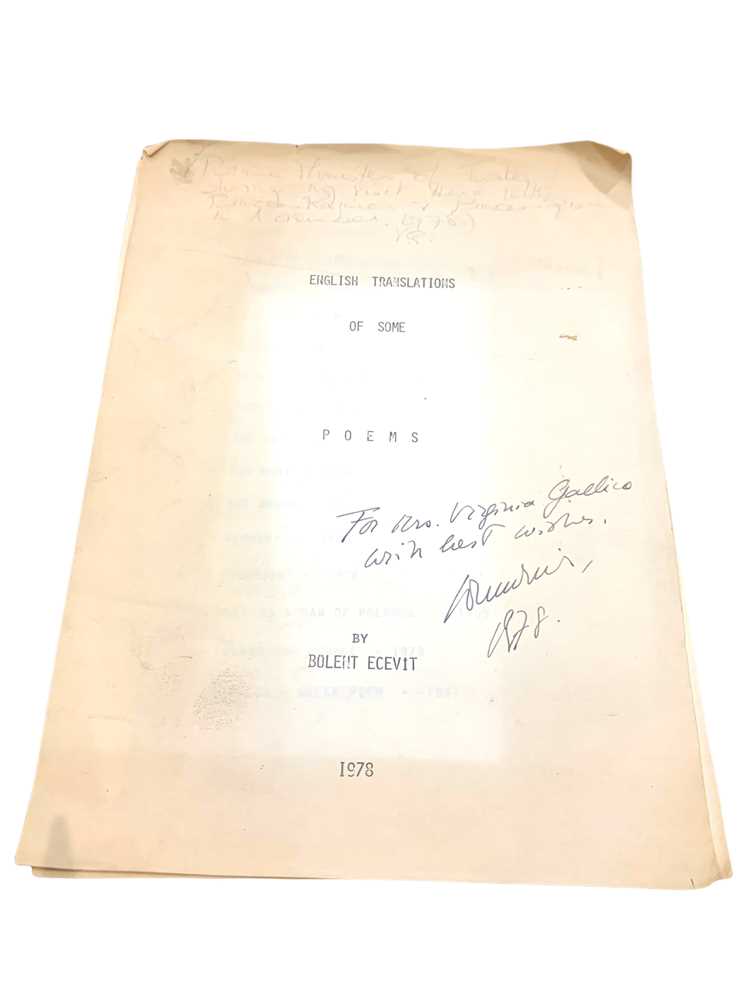 Lot 58 - Poetry.