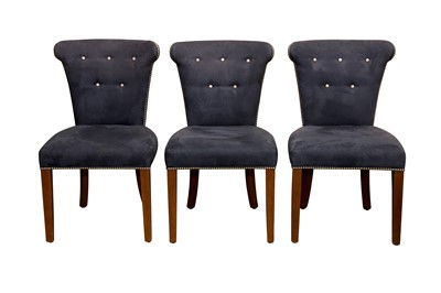 Lot 366 - THREE SINGLE DINING CHAIRS, CONTEMPORARY