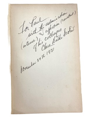 Lot 105 - Modern First Editions.- Presentation Copies