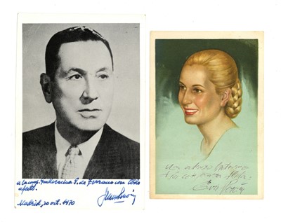 Lot 773 - Peron (Eva) & Juan