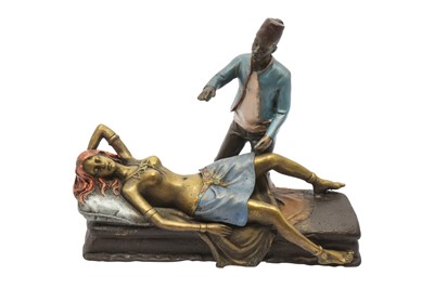 Lot 1061 - IN THE MANNER OF FRANZ XAVER BERGMAN (AUSTRIAN, 1861-1936)