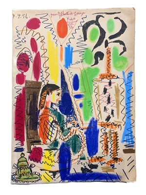 Lot 258 - Picasso (Pablo) L'Atelier de Cannes Vol. II, 1957, [Mourlot 279; Bloch 794]