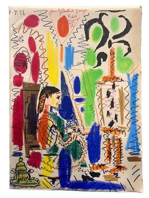 Lot 259 - Picasso (Pablo) L'Atelier de Cannes, cover for Ces peintres nos amis