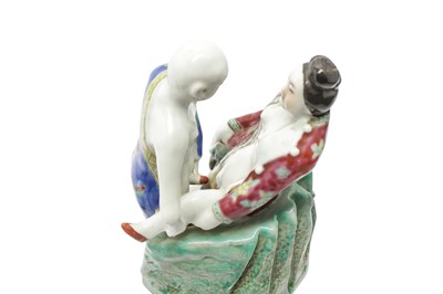 Lot 1116 - EROTIC PORCELAIN GROUPS