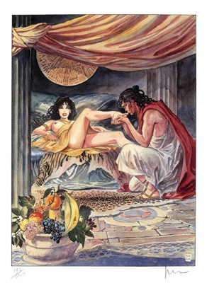 Lot 1177 - MILO MANARA.- EROTIC LITHOGRAPHS