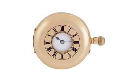 Lot 341 - HALF HUNTER POCKET WATCH.