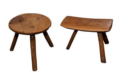 Lot 279 - Elm Stools