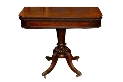Lot 302 - Willliam IV / Victorian Mahogany Card Table